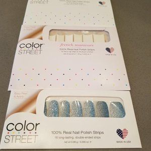Color Street Nail Polish Strips - 3 sets
